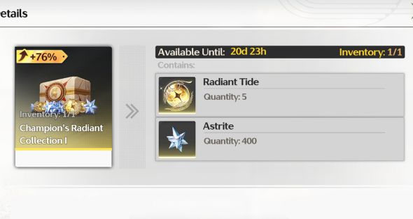 

Champion's Radiant Collection I